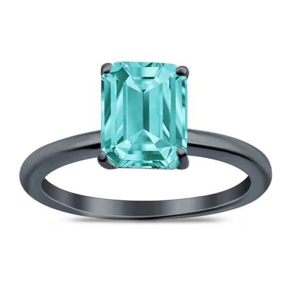 Paraiba Tourmaline CZ Ring